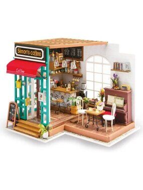 Robotime Rolife DIY Miniature House Simon's Coffee Shop